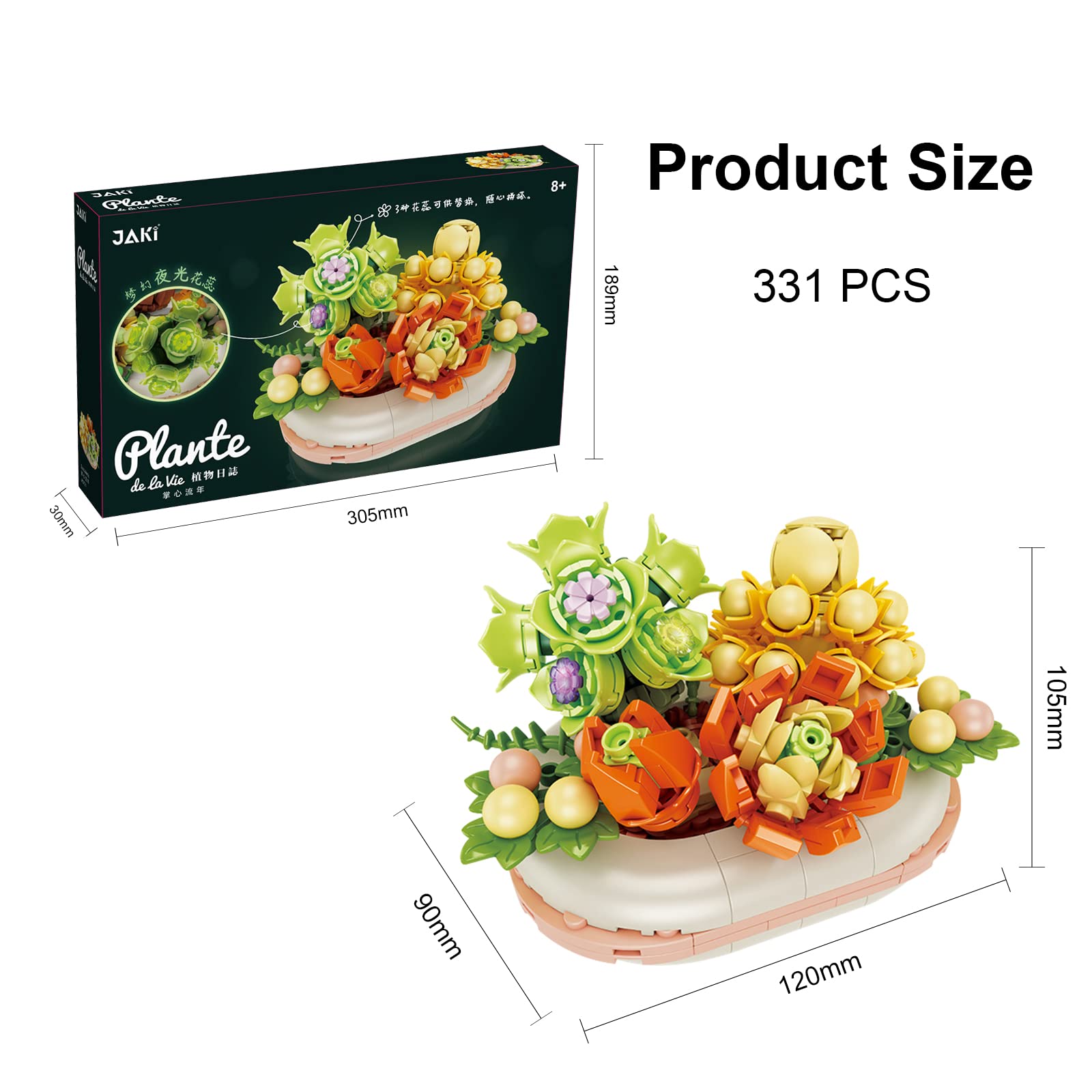 lego succulent kit Mini Bloomscape DIY Succulent Building Kit
