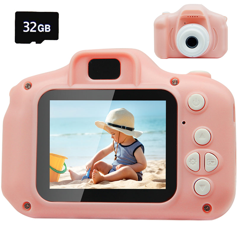 LEBOCADO Kids Camera Toys, Portable Kids Camera for Girls & Boys Age 3-9