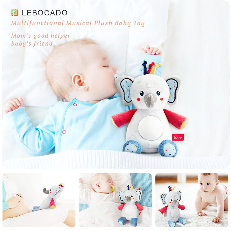 LEBOCADO Plush Elephant Infant Toys