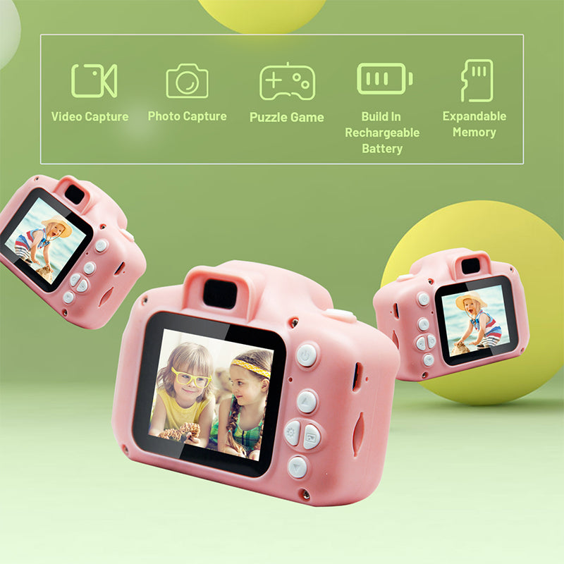 LEBOCADO Kids Camera Toys, Portable Kids Camera for Girls & Boys Age 3-9