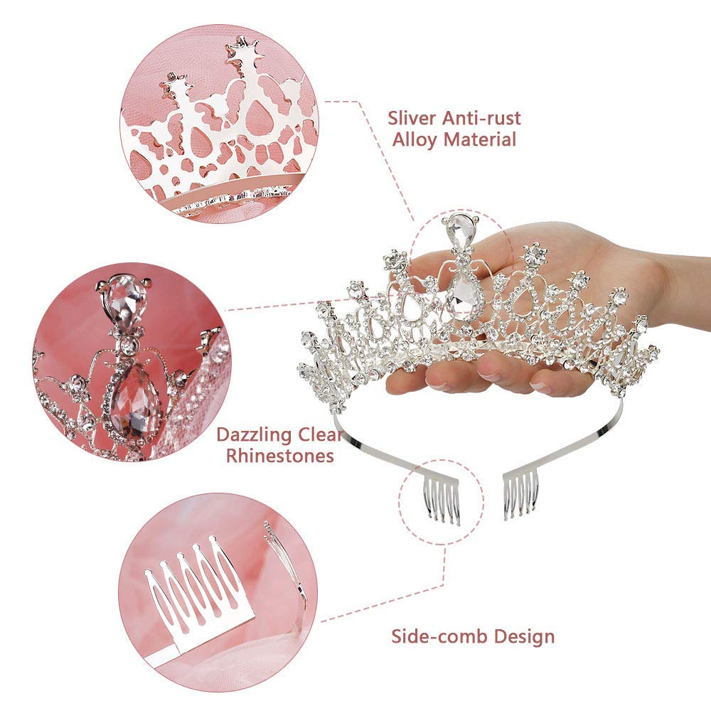 LEBOCADO  Crystal Crowns and Tiaras