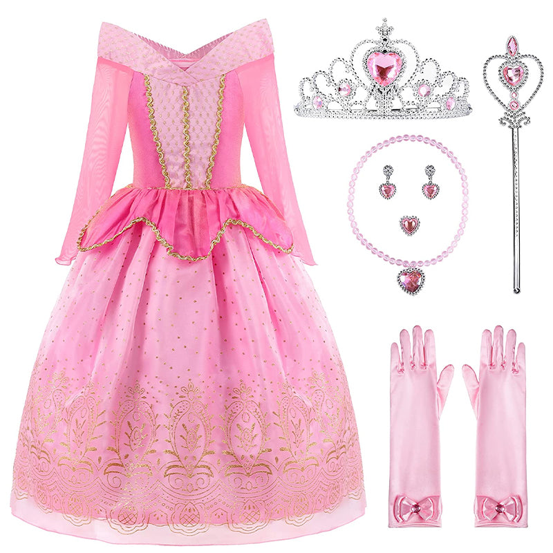 Girls Princess Dress up Costume Halloween Party Costume